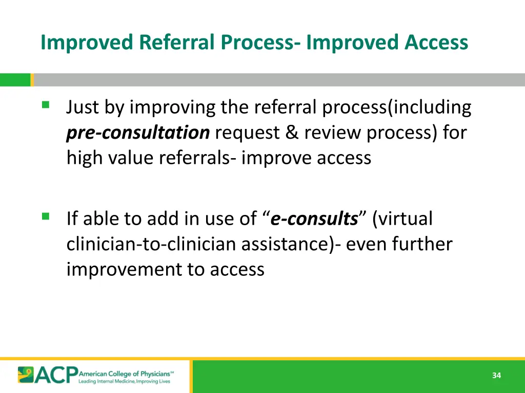 improved referral process improved access 1