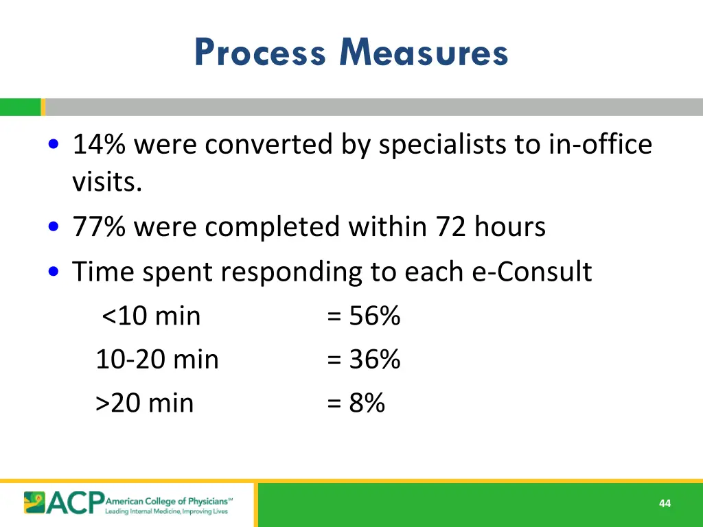 process measures