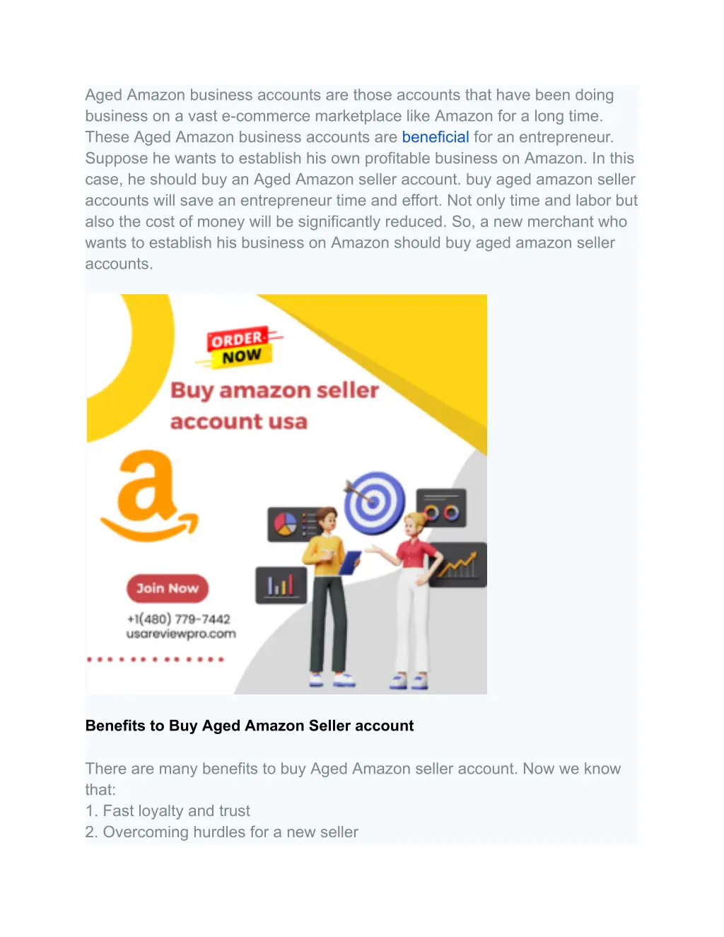 aged amazon business accounts are those accounts