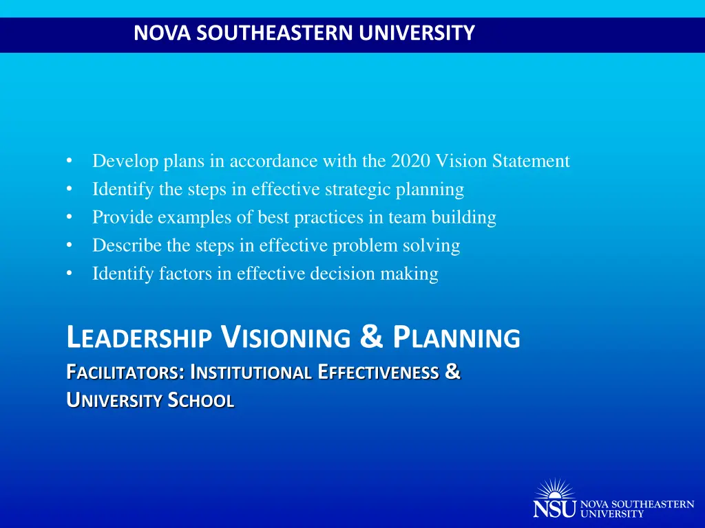 nova southeastern university 29