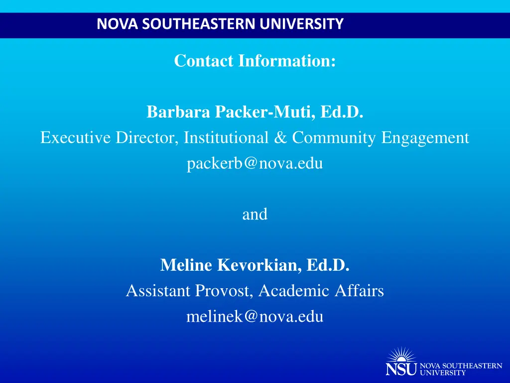 nova southeastern university 43