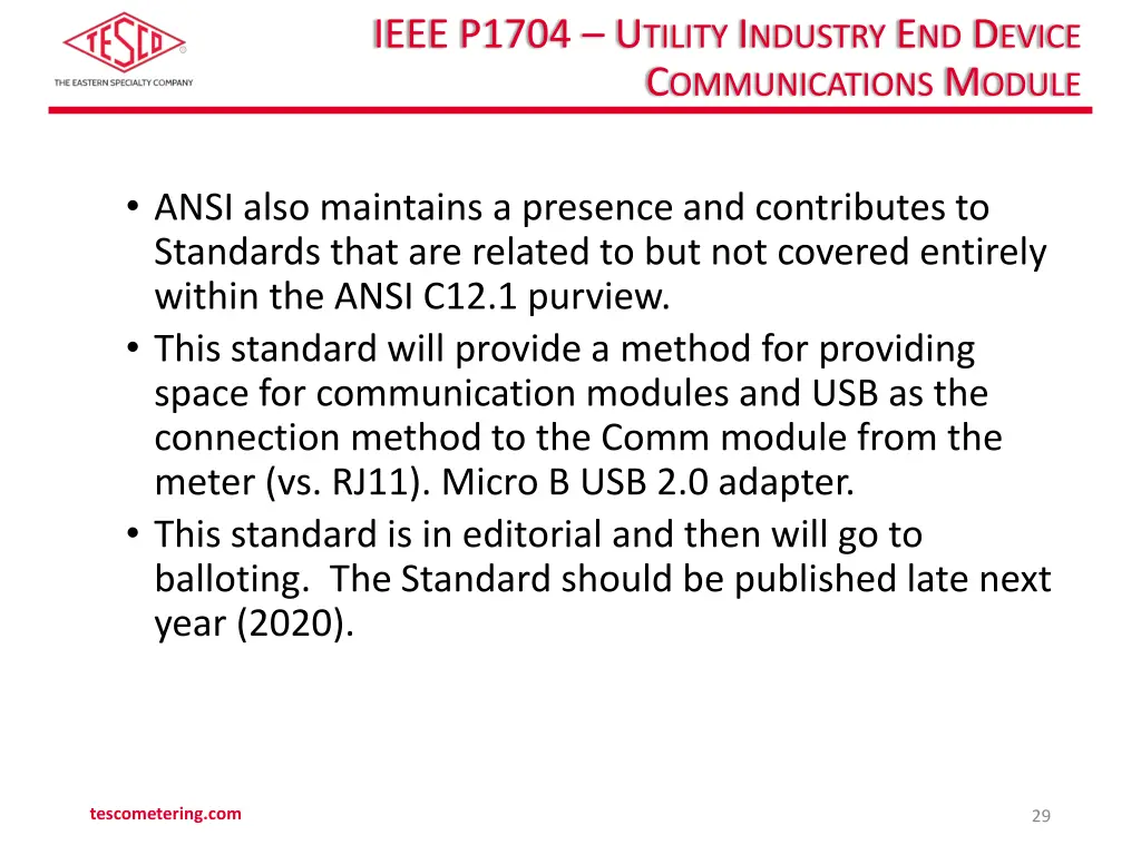 ieee p1704 u tility i ndustry e nd d evice