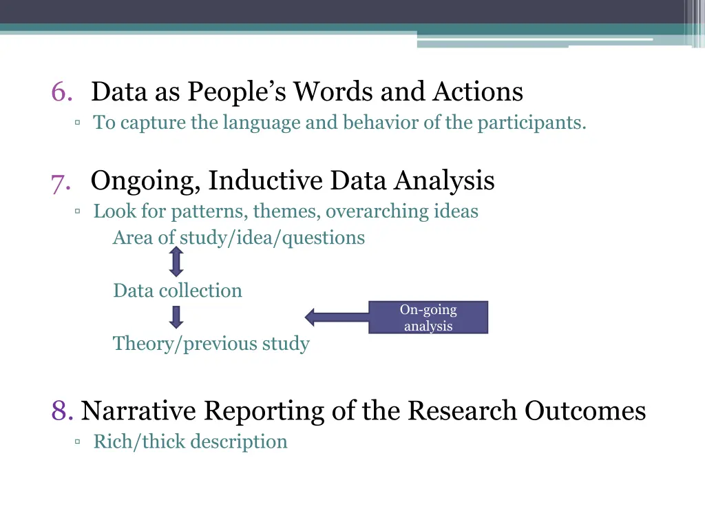 6 data as people s words and actions to capture