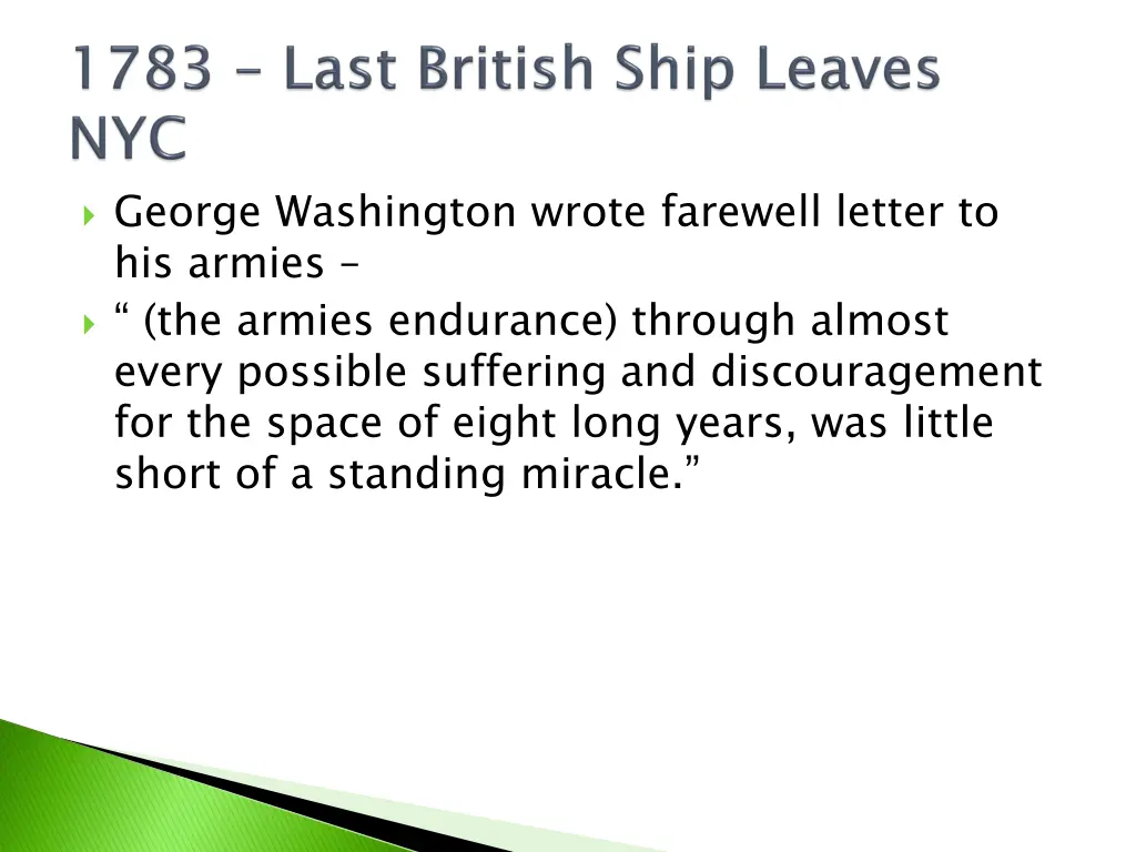 george washington wrote farewell letter