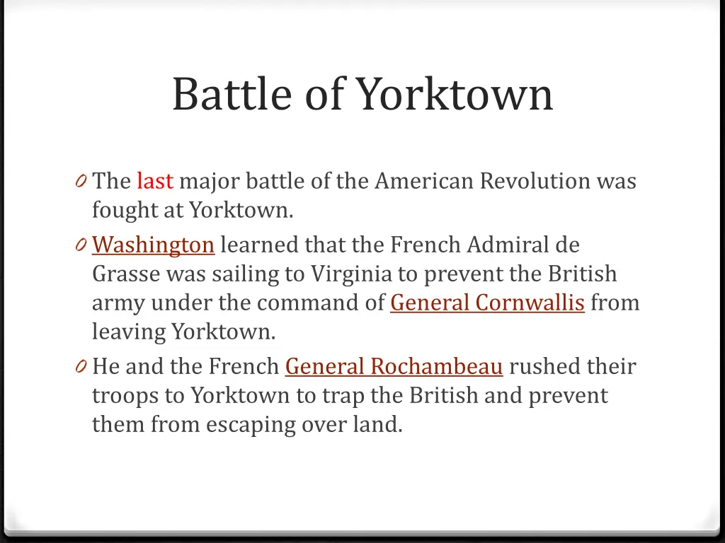 battle of yorktown