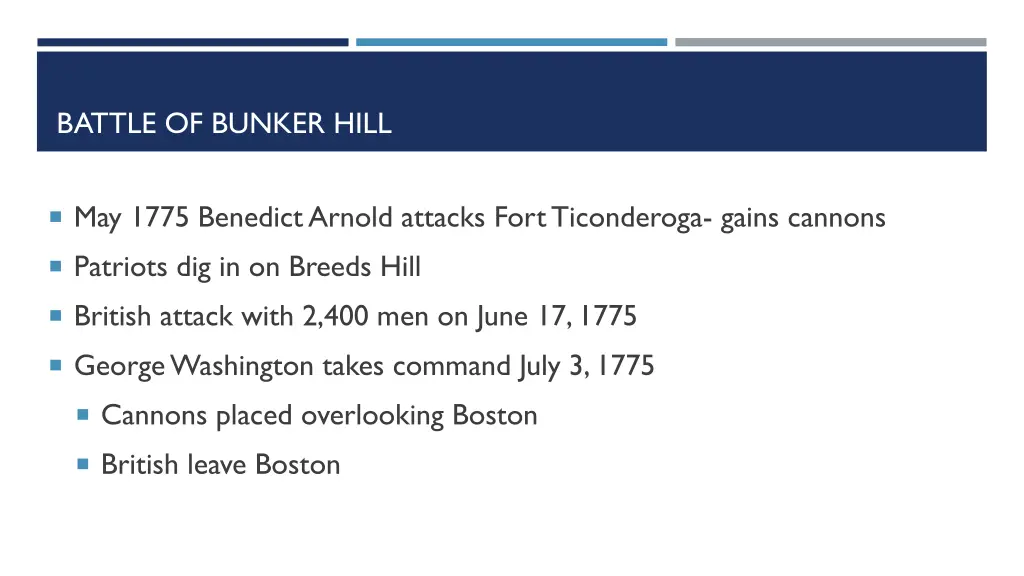 battle of bunker hill