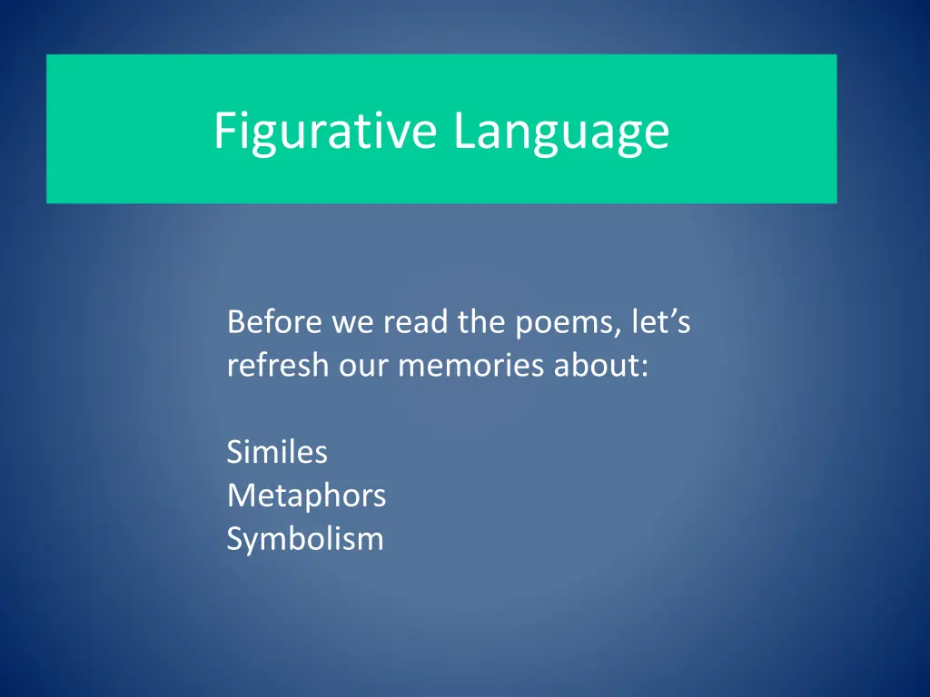 figurative language