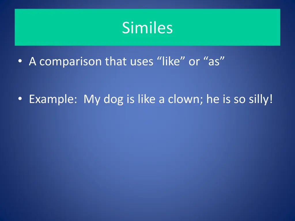 similes