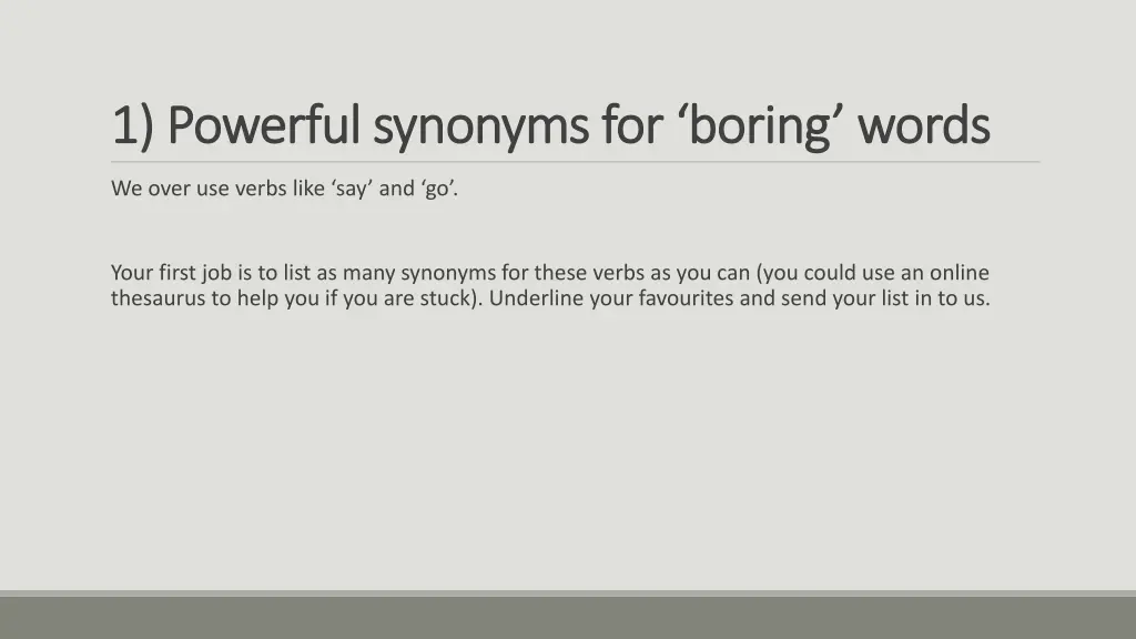 1 powerful synonyms for boring words 1 powerful