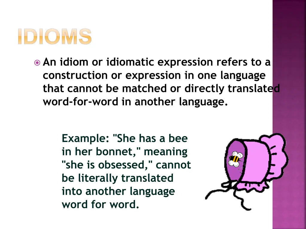 idioms