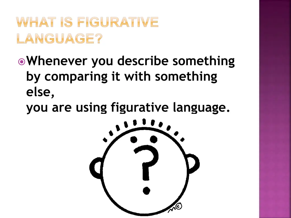 what is figurative language