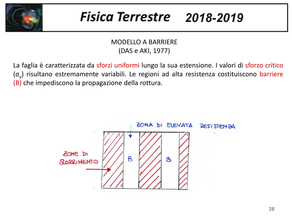 modello a barriere das e aki 1977