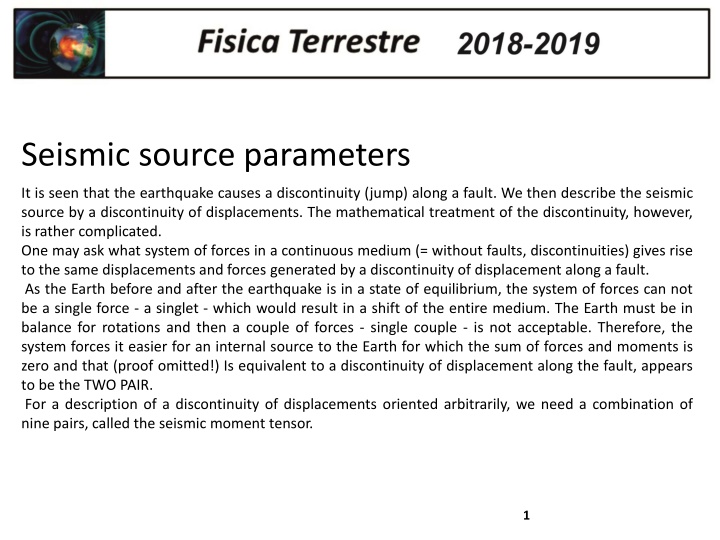 seismic source parameters