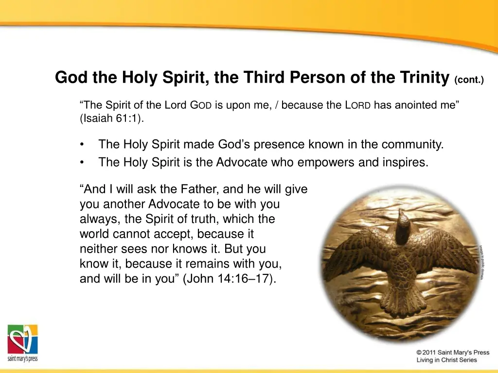 god the holy spirit the third person 1