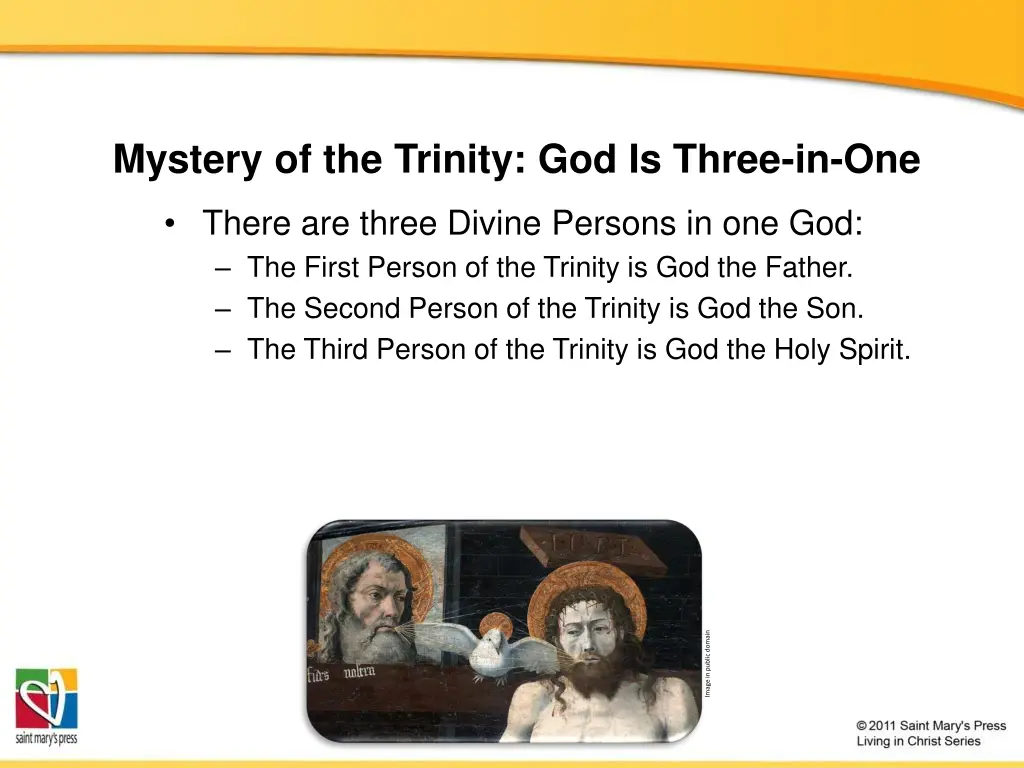 mystery of the trinity god is three in one