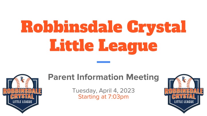 robbinsdale crystal little league