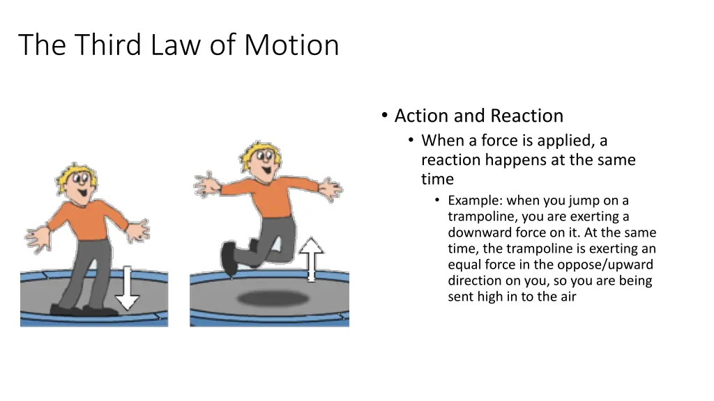 the third law of motion 2