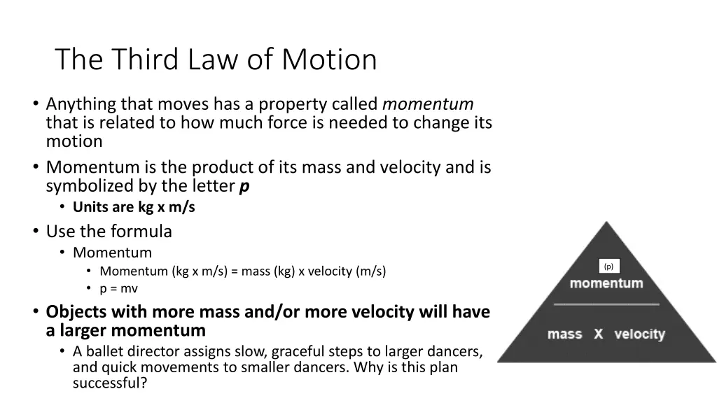 the third law of motion 4