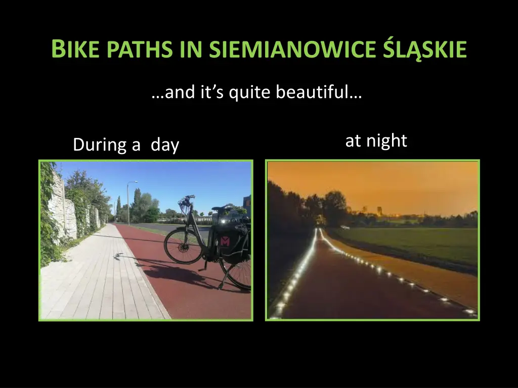 b ike paths in siemianowice l skie 1