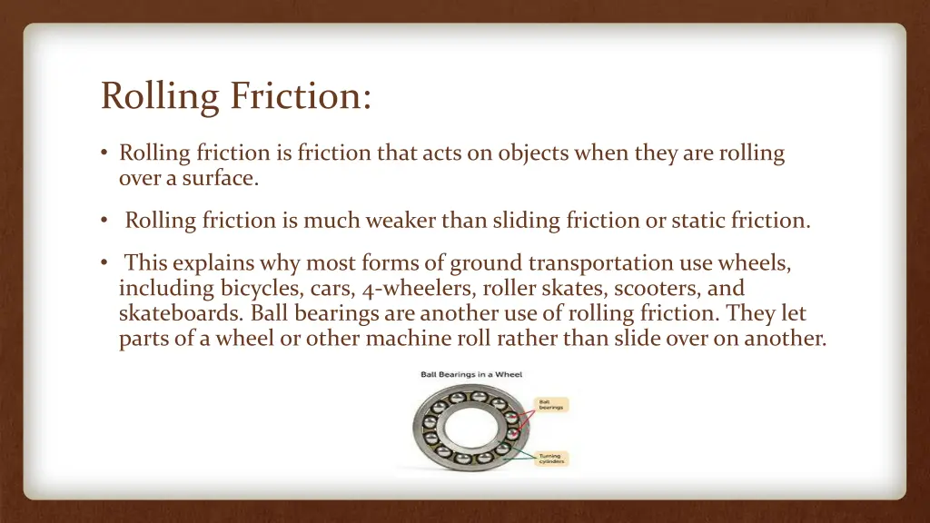 rolling friction