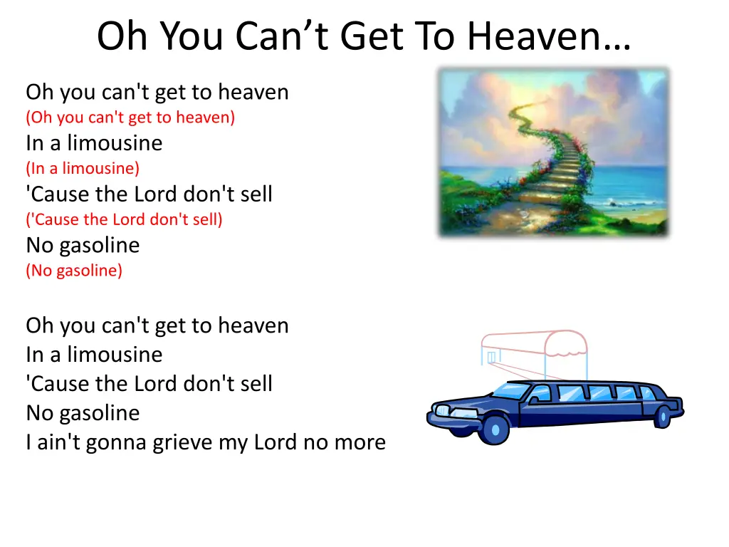 oh you can t get to heaven 2