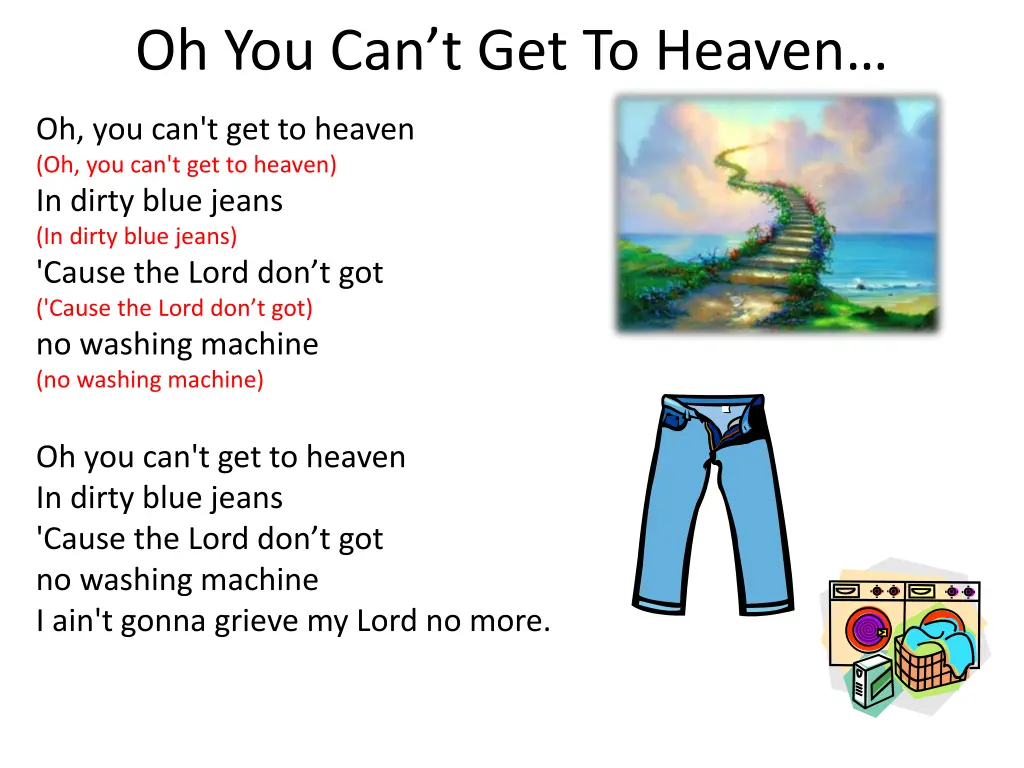 oh you can t get to heaven 3