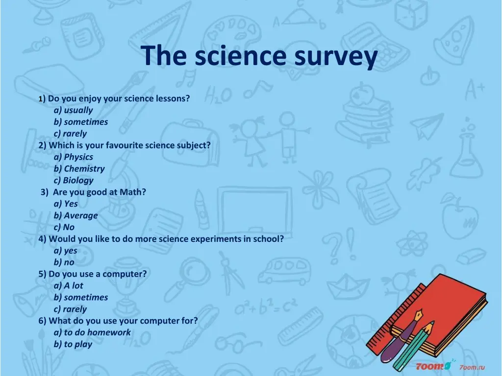 the science survey