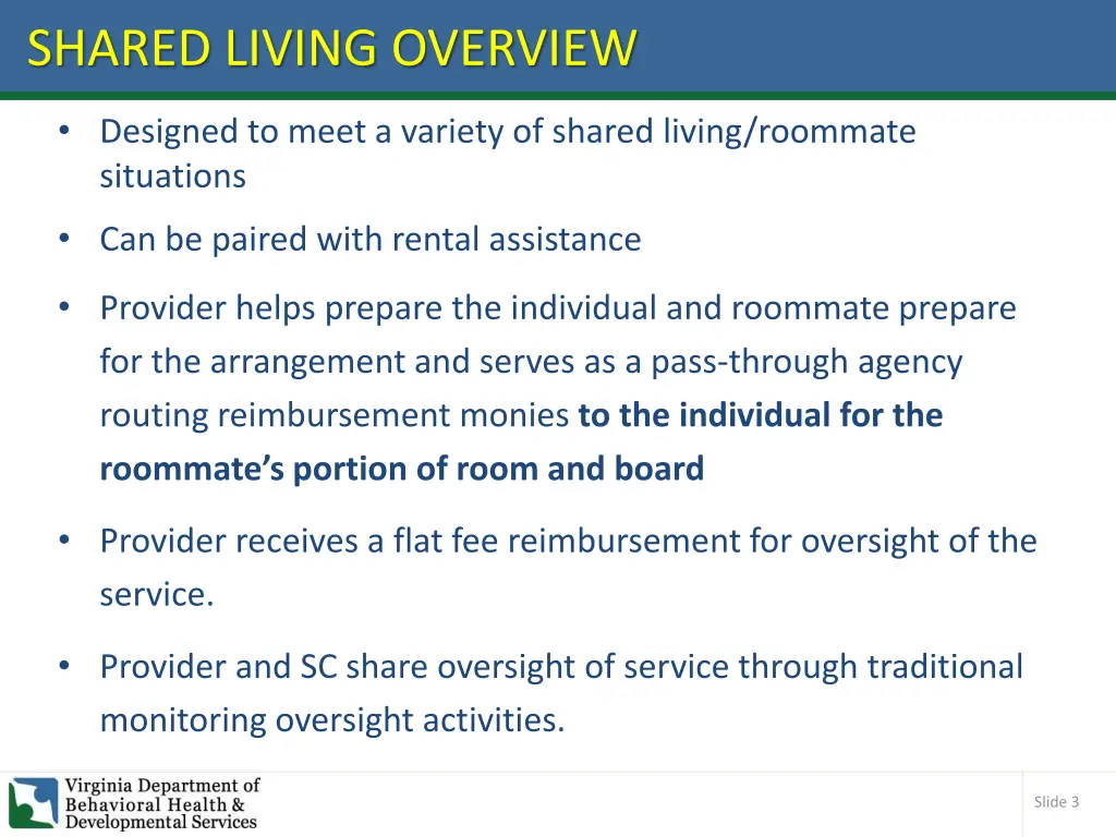 shared living overview 1