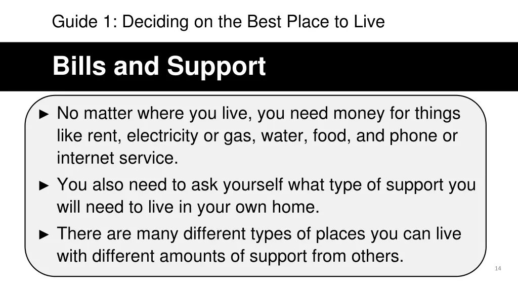 guide 1 deciding on the best place to live 6