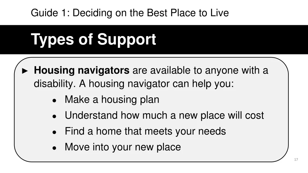 guide 1 deciding on the best place to live 9