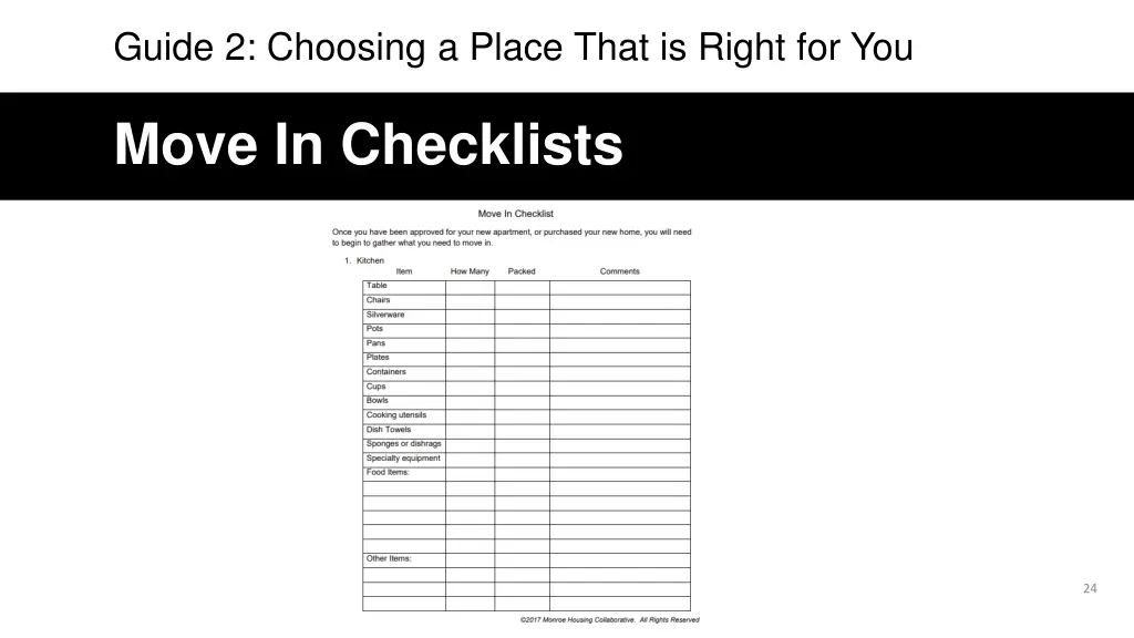 guide 2 choosing a place that is right for you 4