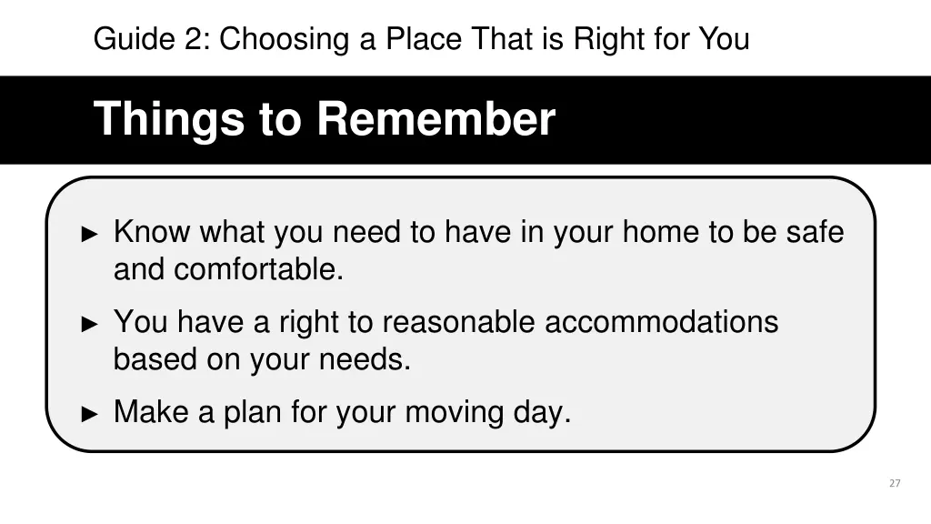 guide 2 choosing a place that is right for you 6