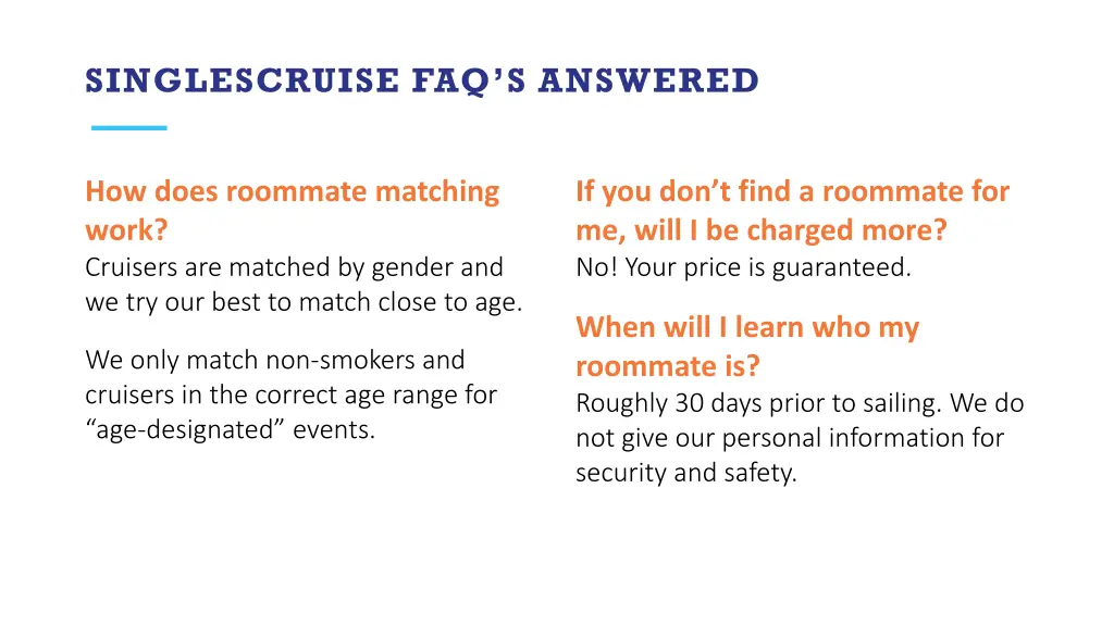 singlescruise faq s answered 1