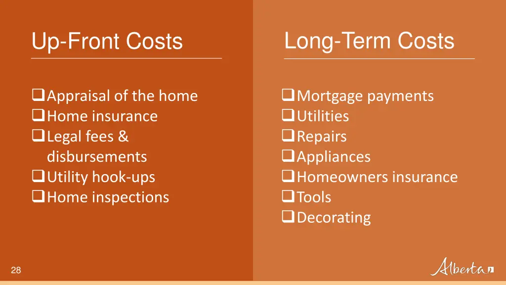 long term costs