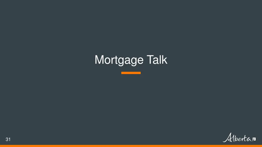 mortgage talk