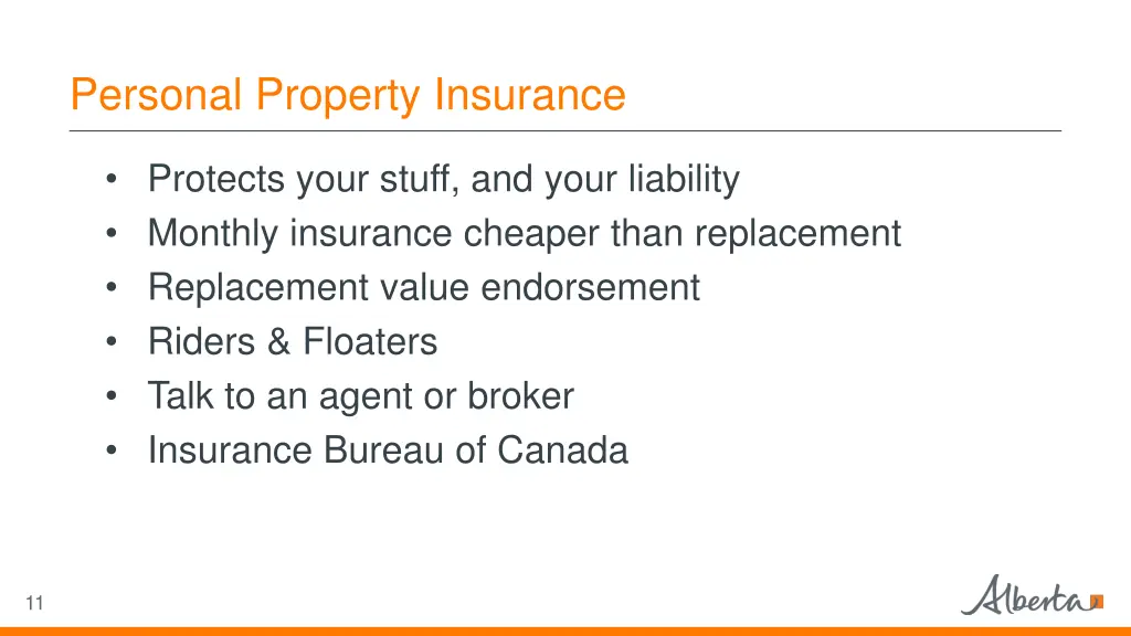 personal property insurance