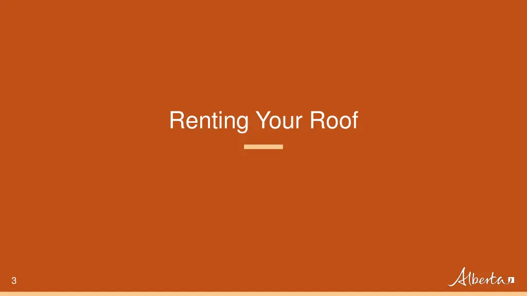 renting your roof