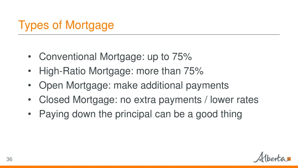 types of mortgage