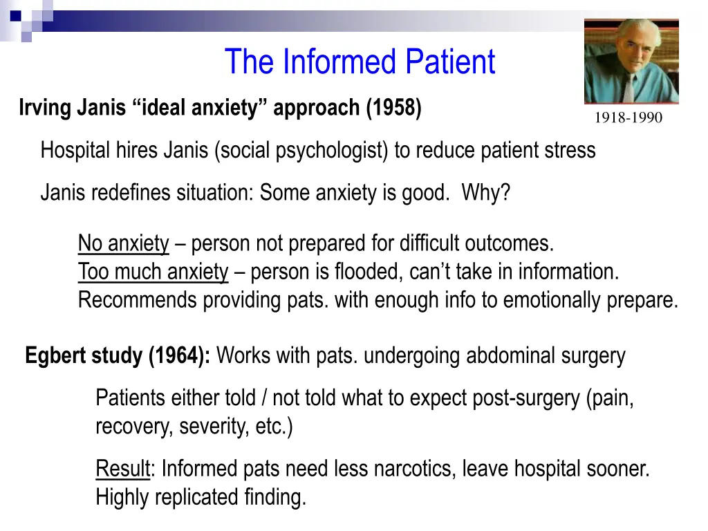 the informed patient