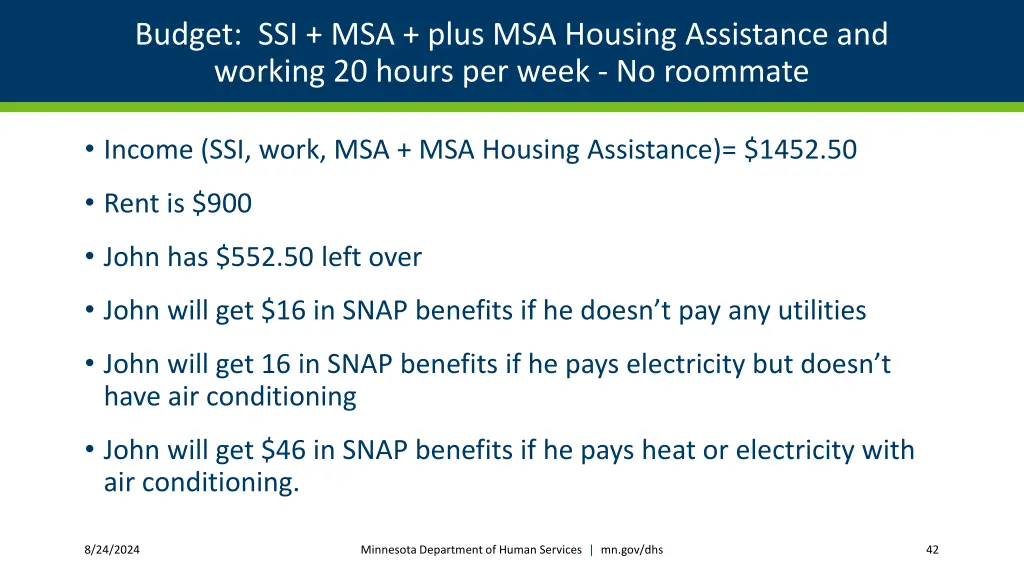 budget ssi msa plus msa housing assistance 1