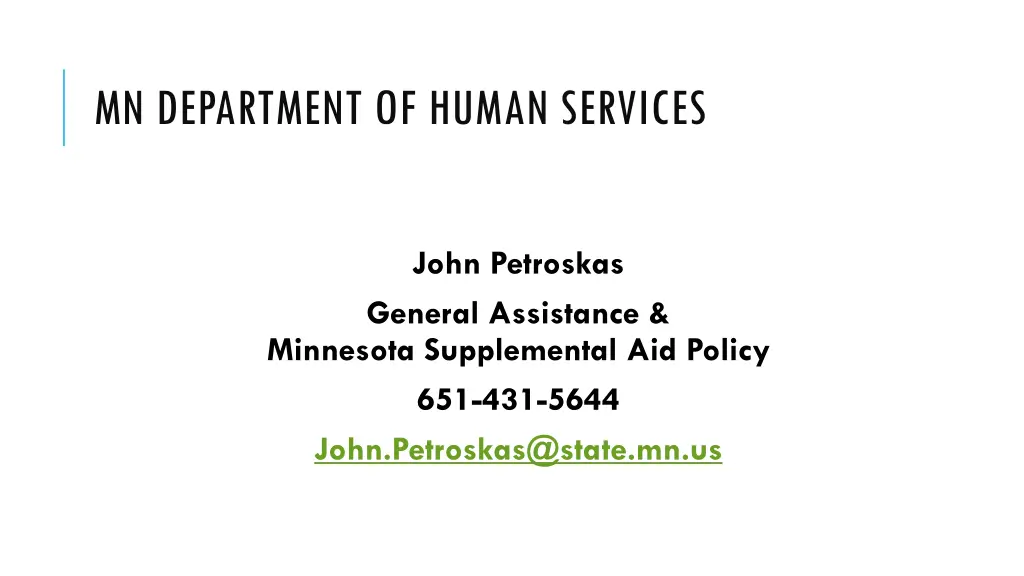 mn department of human services