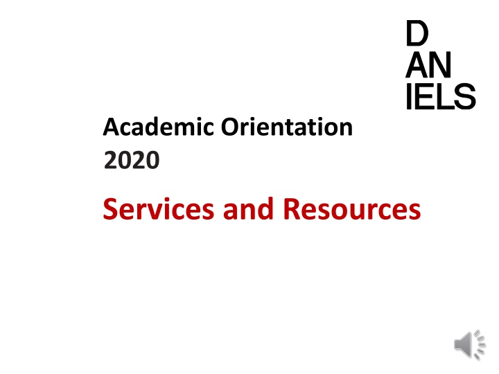 academic orientation 2020