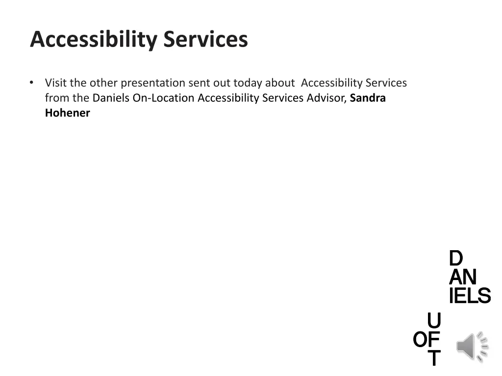 accessibility services