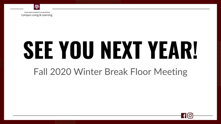 see you next year fall 2020 winter break floor