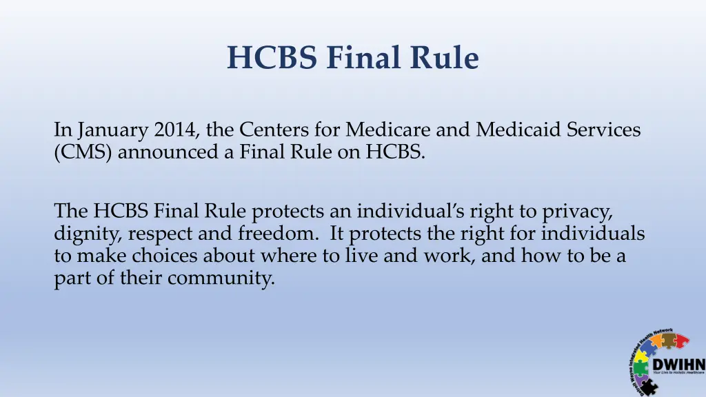 hcbs final rule