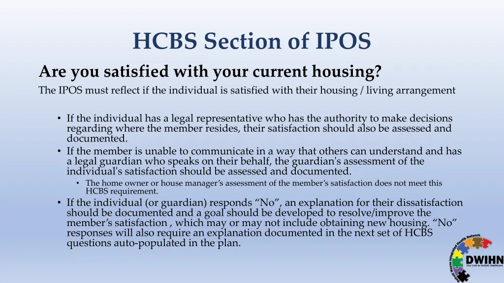 hcbs section of ipos 4