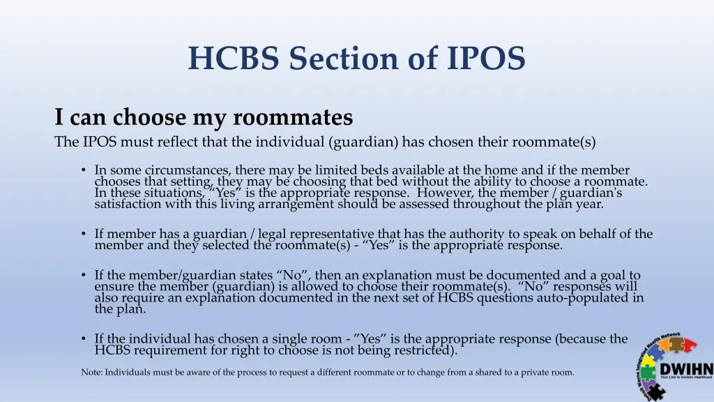 hcbs section of ipos 6