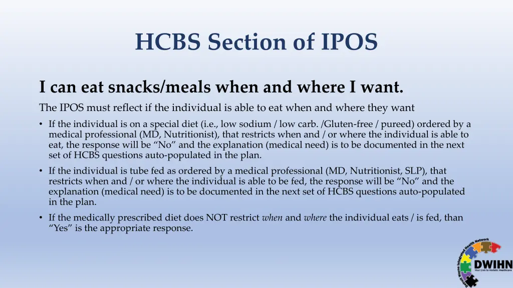 hcbs section of ipos 7