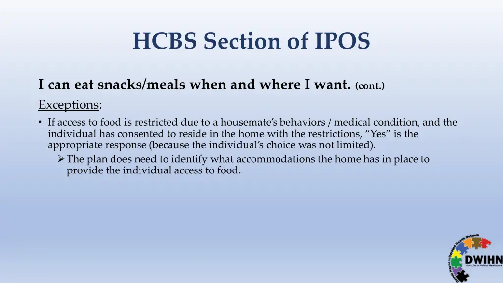 hcbs section of ipos 9