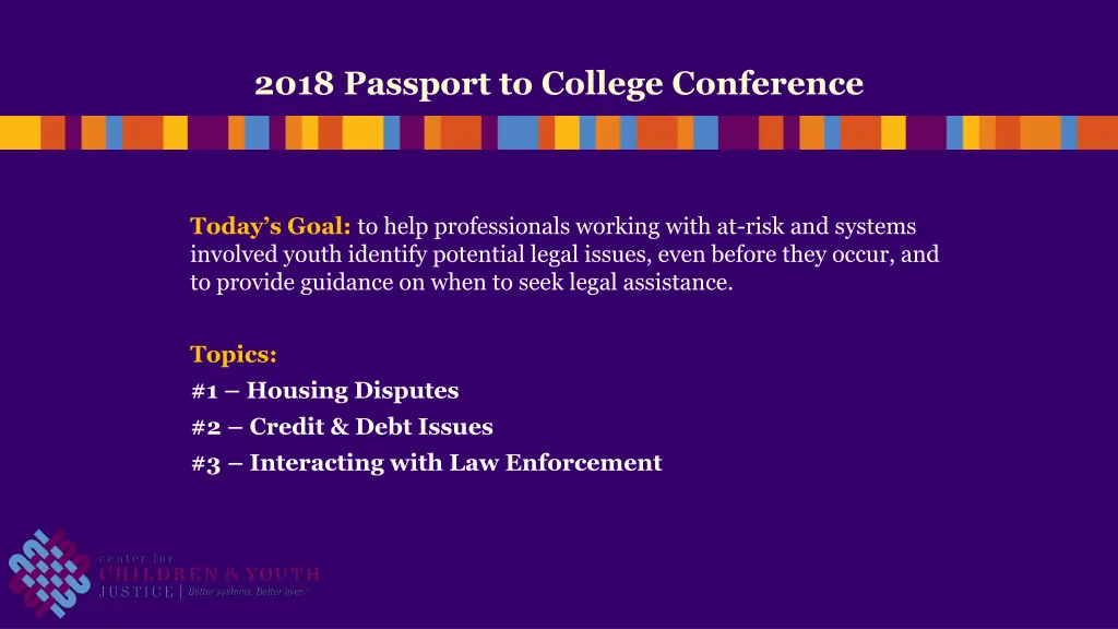 2018 passport to college conference